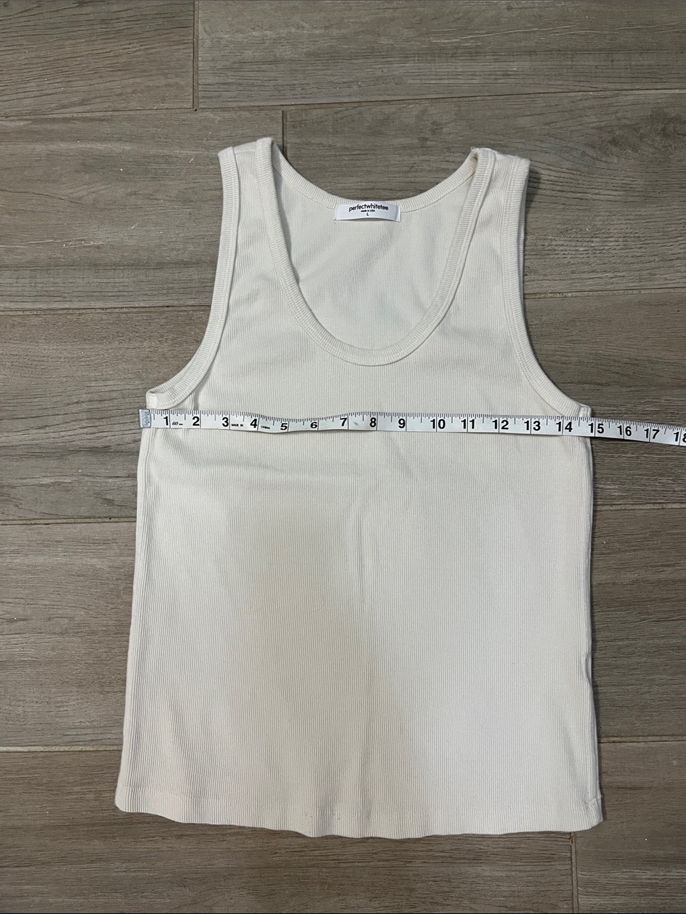 perfectwhitetee Ribbed Tank Top Debbie - Picture 6 of 8